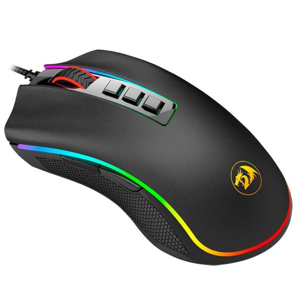 Mouse Gamer Redragon Cobra M711 RGB (10000 DPI/Pixart PMW3325) - Preto