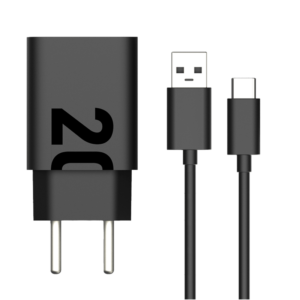 Carregador de parede TurboPower™ 20W USB-C Preto