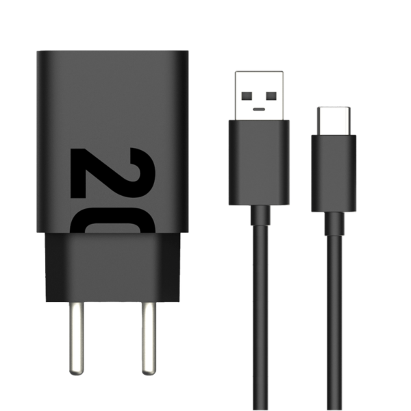Carregador de parede TurboPower™ 20W USB-C Preto