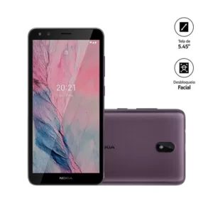 Smartphone Nokia C01 Plus 32GB, 4G, Tela 5.45”, Dual Chip, 1GB RAM, Câmera 5.0MP + Selfie 5.0MP Roxo - NK041 - Multilaser