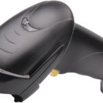 C3Tech Leitor de Código de Barras LB-50BK Laser Preto - Ergonômico Bidirecional USB Sensor Laser 150 scans/seg Compatível com PC/Linux