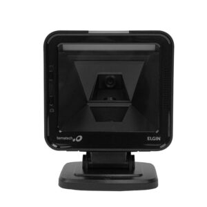 Leitor de Código de Barras Fixo Elgin El8600, USB, 1D, 2D, QR Code, Preto