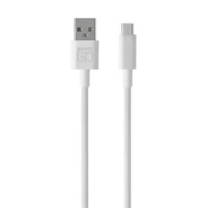 Cabo Micro USB Blindado 1,2 Metros Branco - Smartogo WI393 - Multilaser