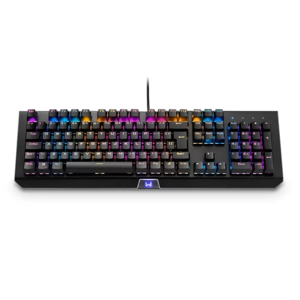 Teclado Gamer Mecânico RGB e Macro Kane Preto Warrior - TC235
